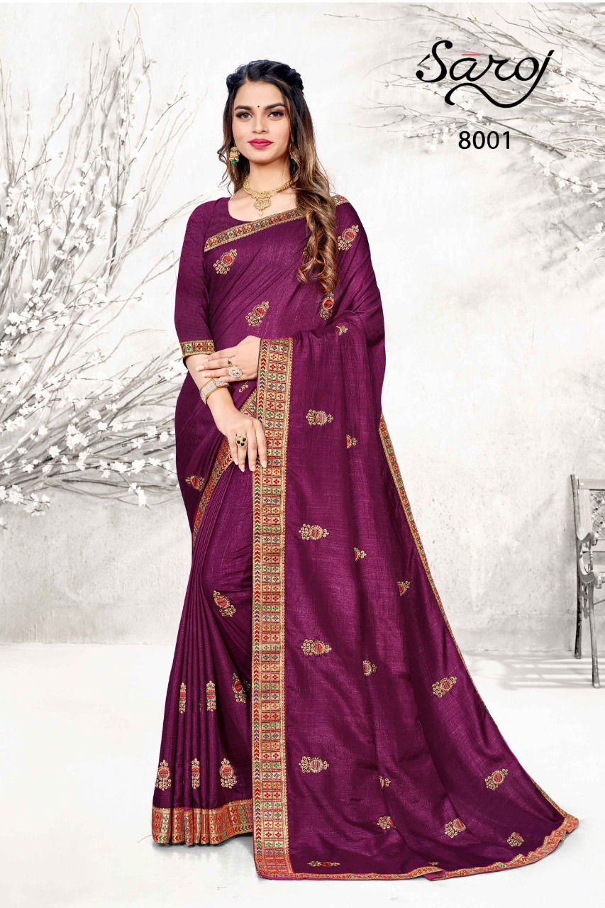 Saroj Diya New Exclusive Wear Silk Designer Latest Saree Collection